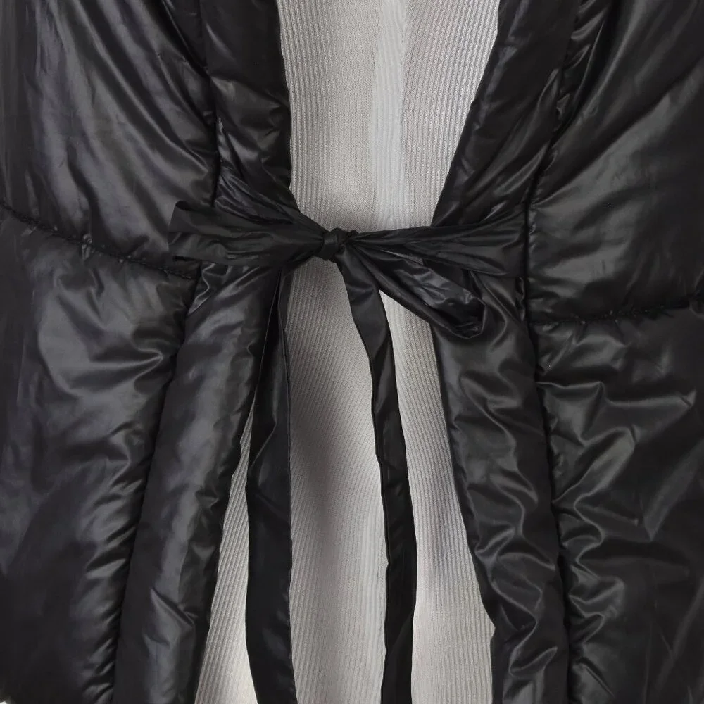 Pilcro Packable Puffer Vest Side Tie Black - One Size - Picture 4 of 9